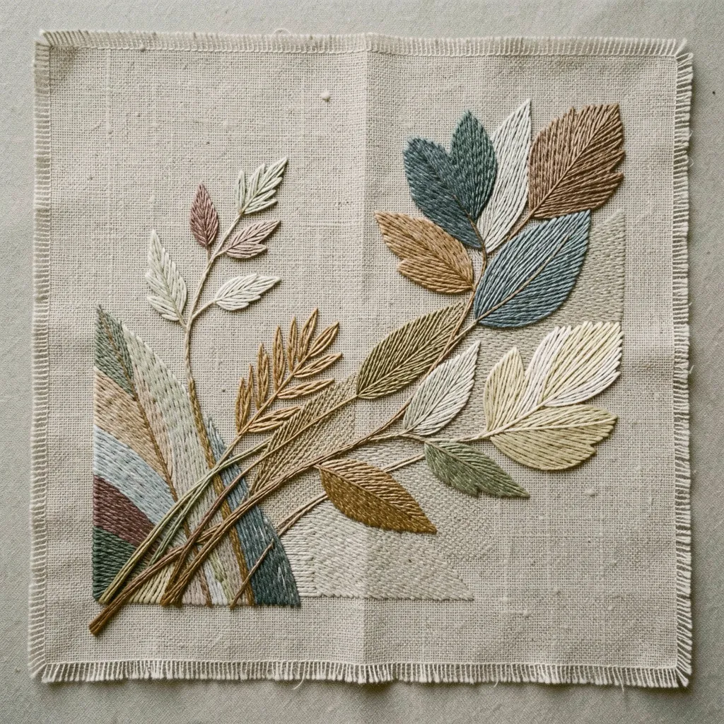 Detailed embroidery work