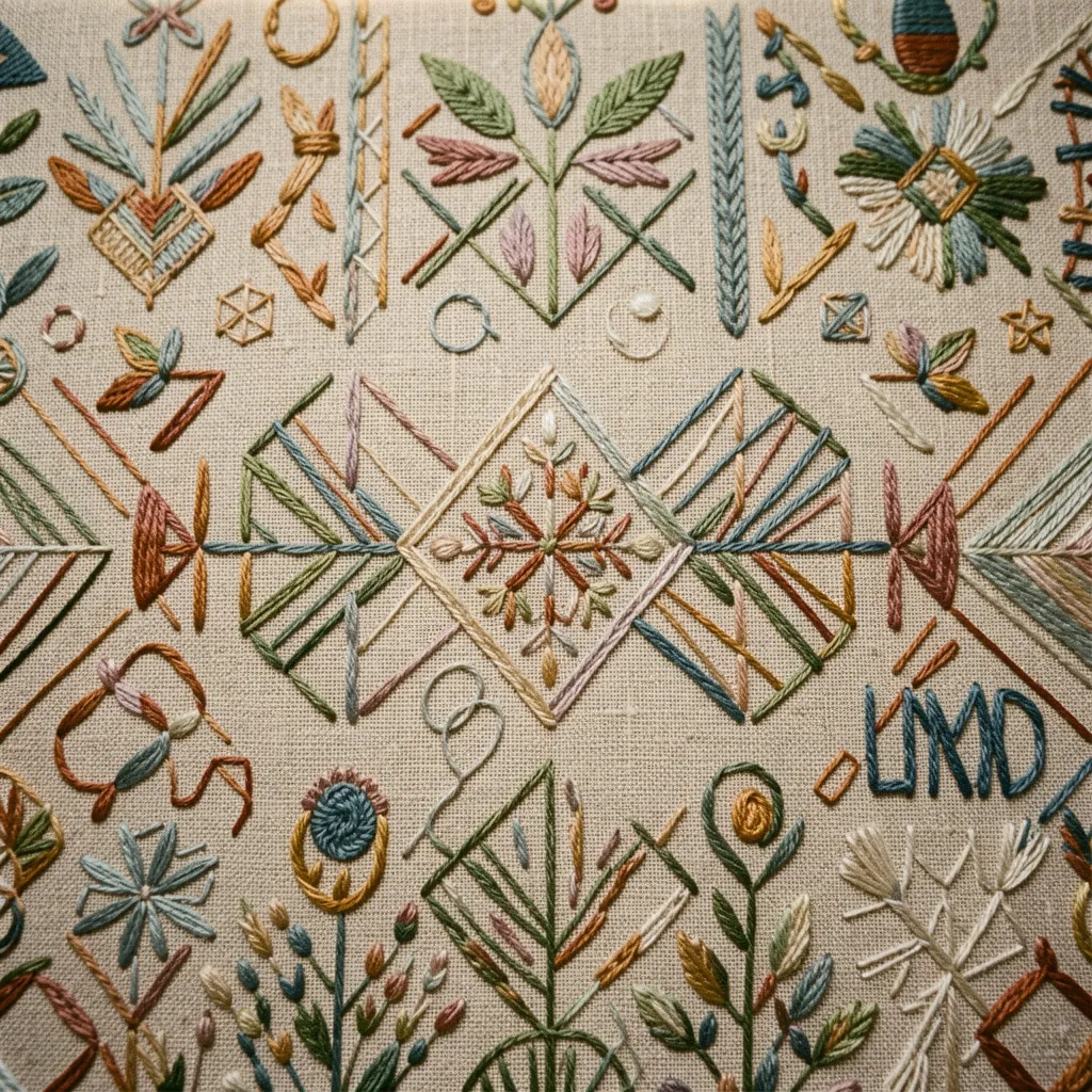 Satin stitch patterns